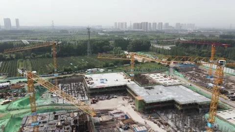Real estate development Stock Footage 139555262