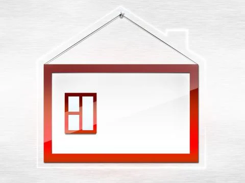 Real Estate Frame Stock Illustration