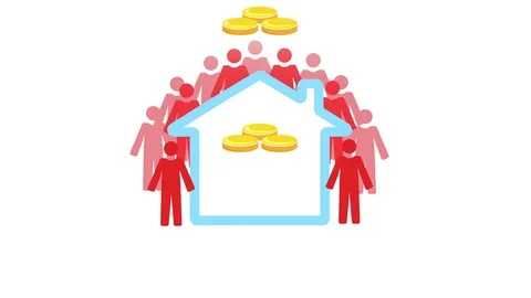 Real estate group financing Stock Footage 95526778
