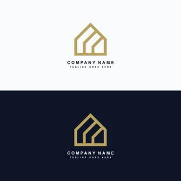 Real estate icon logo vector design Stock Illustration