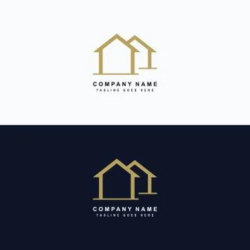 Real estate icon logo vector design Stock Illustration
