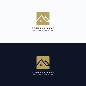 Real estate icon logo vector design Illustrazione stock