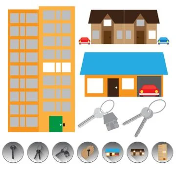 Real estate Stock Illustration