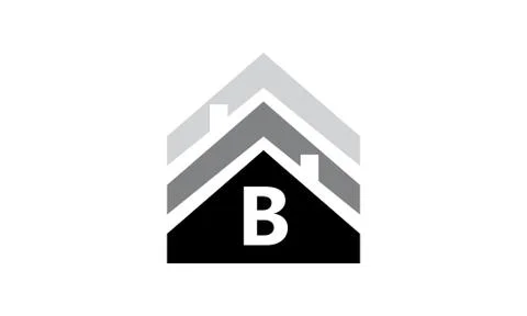 Real Estate Initial B Stock-Illustration