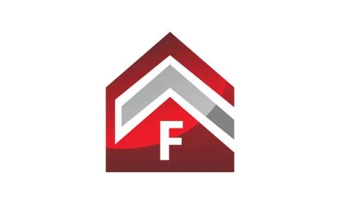 Real Estate Initial F Stock Illustration