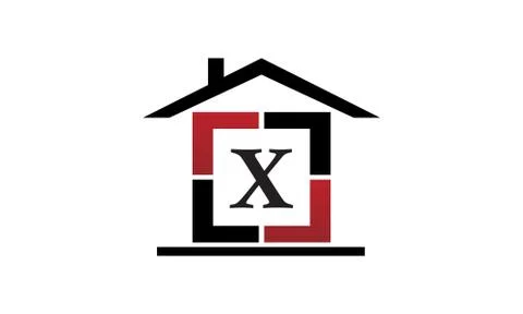 Real Estate Initial X Stock-Illustration