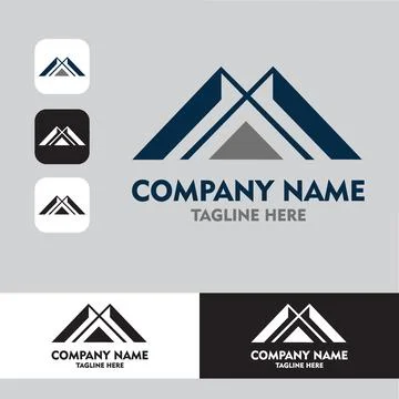 Real Estate Logo Design , Building, Home, Architect, House, Construction Vol  Stock Illustration