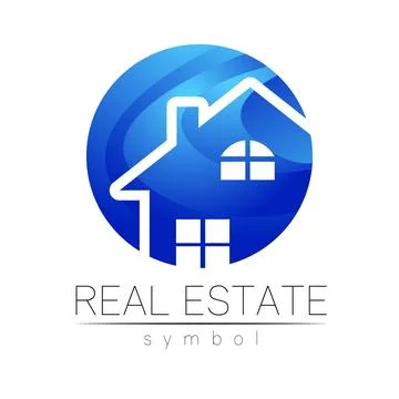 Real Estate Logo Design in Vector for real estateproperty industry House Symbol Stock Illustration