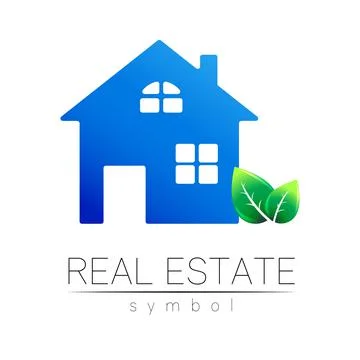 Real Estate Logo Design in Vector for real estateproperty industry House Symbol Stock Illustration