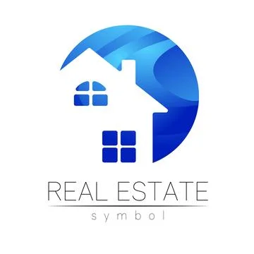Real Estate Logo Design in Vector with Branding Elements for real estateproperty Stock Illustration