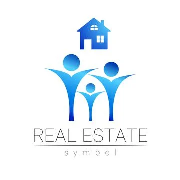 Real Estate Logo Design in Vector with Branding Elements for real estateproperty Stock Illustration