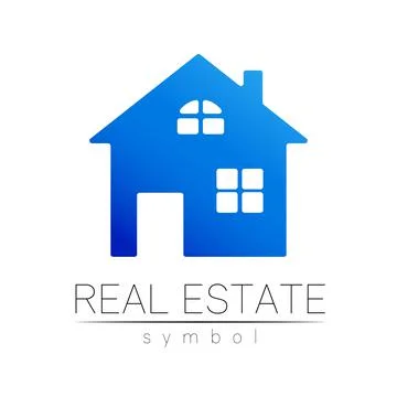 Real Estate Logo Design in Vector for real estateproperty industry House Symbol Stock Illustration
