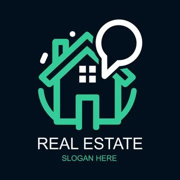 Real Estate Logo Design Vector 4 イラスト素材