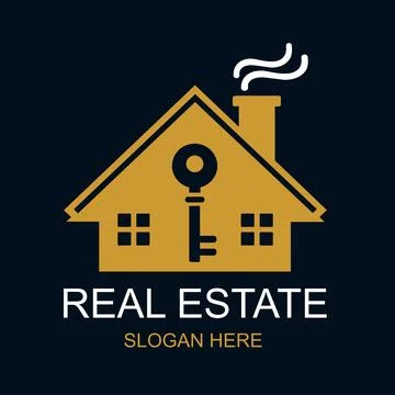 Real Estate Logo Design Vector 11 Ilustração Stock