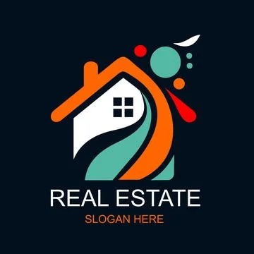 Real Estate Logo Design Vector 15 イラスト素材