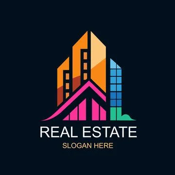 Real Estate Logo Design Vector 21 イラスト素材