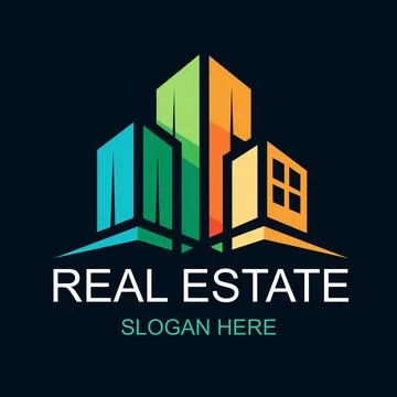 Real Estate Logo Design Vector 31 Ilustração Stock