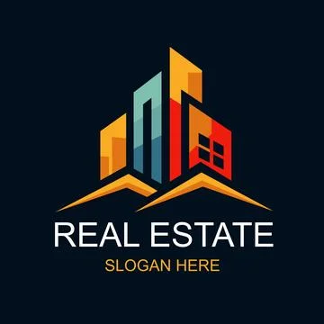 Real Estate Logo Design Vector 35 イラスト素材