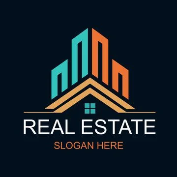 Real Estate Logo Design Vector 36 イラスト素材