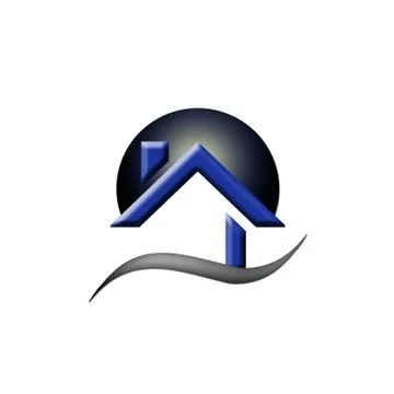 Real estate logo Stock Illustration