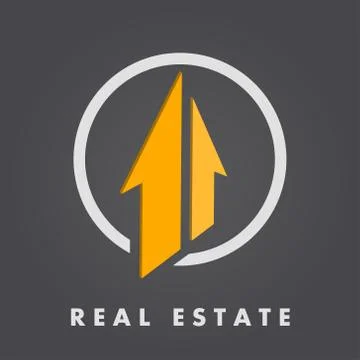 Real estate logo Illustrazione stock