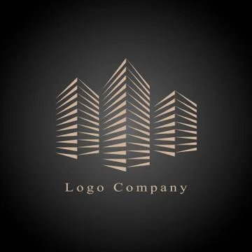 Real estate logo Stock Illustration