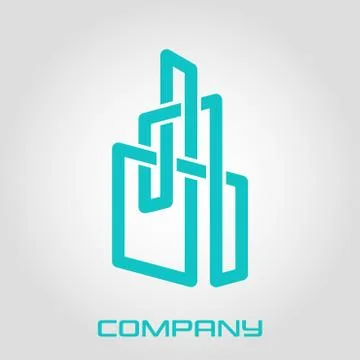 Real Estate logo Stock Illustration