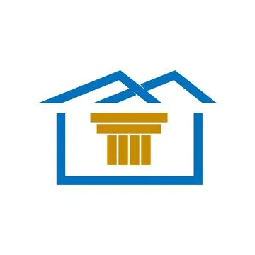 Real Estate logo Stock Illustration
