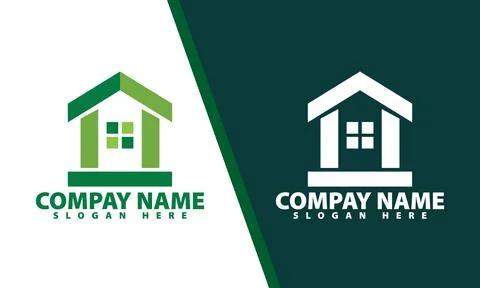 Real estate logo set bundle pack design modern iconic symbol Stock Illustration