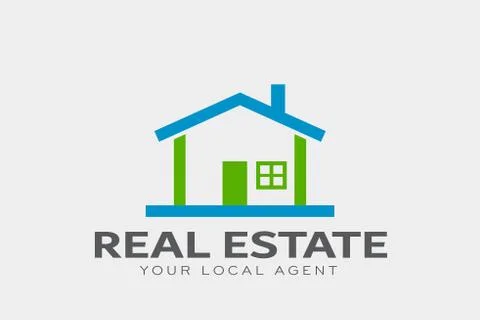 Real Estate Logo Template. Vector Design Stock Illustration