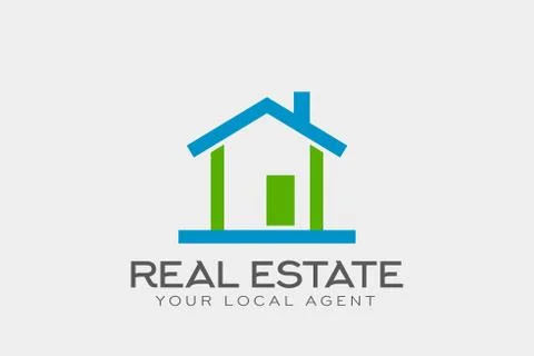 Real Estate Logo Template. Vector Design Stock Illustration