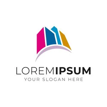 Real Estate logo template vector illustration Illustrazione stock