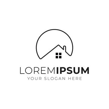 Real Estate logo template vector illustration Illustrazione stock