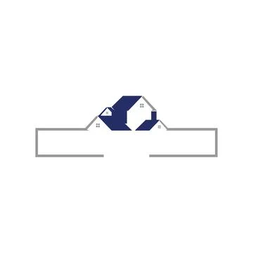 Real Estate Logo Template Vector Stock Illustration