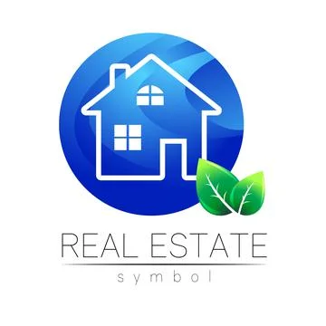 Real Estate Logo Vector Design with Branding Elements for Rent House and Logo Illustrazione stock