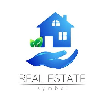Real Estate Logo Vector Design with Branding Elements for Rent House and Logo Illustrazione stock