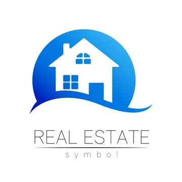 Real Estate Logo Vector Design with Branding Elements for Rent House and Logo Illustrazione stock