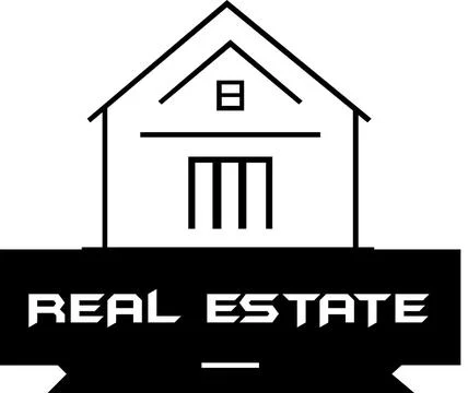 Real Estate Logo Vector File Illustrazione stock