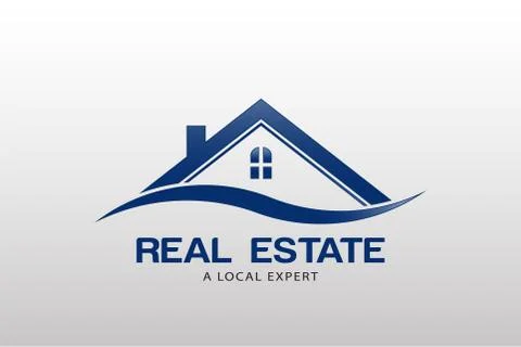 Real Estate Logo Vector Template Illustrazione stock