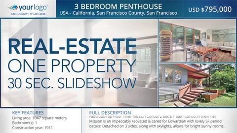 Real-Estate One Property 30s Slideshow 1 - After Effects Template Stockmateriaal After Effects