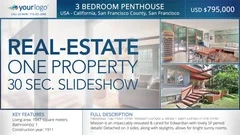 Real-Estate One Property 30s Slideshow 1 - After Effects Template Stock After Effects