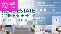 Real-Estate One Property 30s Slideshow 8 - Apple Motion and Final Cut Pro X Temp Stock After Effects