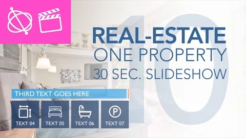 Real-Estate One Property 30s Slideshow 10 - Apple Motion and Final Cut Pro X Tem Catálogo de After Effects