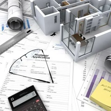 Real Estate operation Illustrazione stock