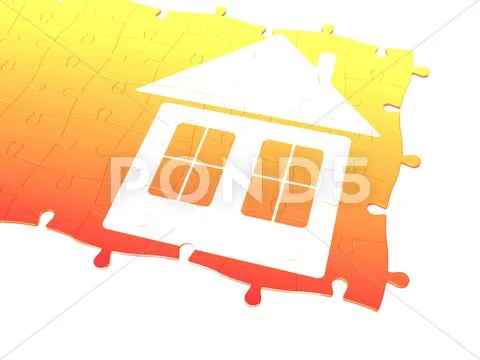 Real Estate Puzzle Stock Photos