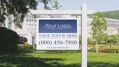Real Estate Sign Logo – After Effects Template Stock After Effects