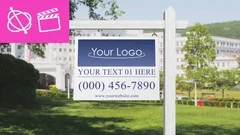 Real Estate Sign Logo – Apple Motion and Final Cut Pro X Template Stock After Effects