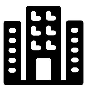 Real Estate Skyscraper Illustrazione stock