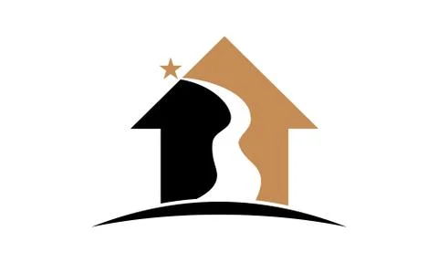 Real Estate Solution Initial B Stock Illustration