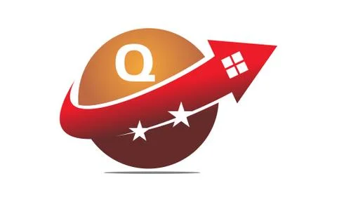 Real Estate Solution Initial Q Stock-Illustration